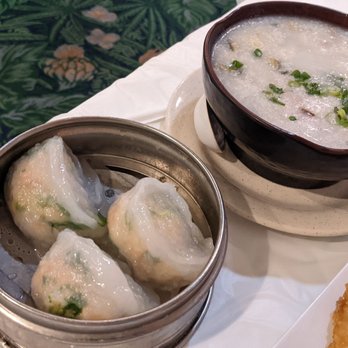 Golden Dim Sum Restaurant - Dry scallop dumplings and century egg congee - Dim Sum Near Me - Houston, Texas Golden Dim Sum Restaurant - Dry scallop dumplings and century egg congee - Dim Sum Near Me - Houston, Texas