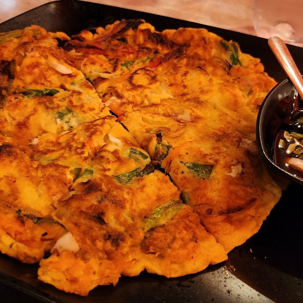 Seafood pancake Seafood pancake