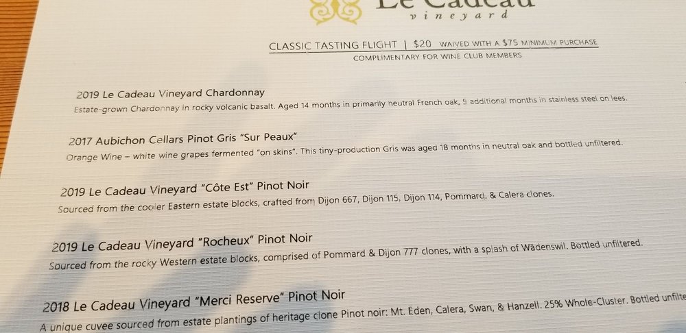 Le Cadeau Tasting Room Logo