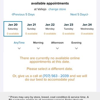 PetSmart - Pet Groomers Near Me - VALLEJO, California