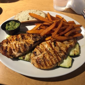 California Fish Grill - Cajun Salmon, sweet potato fries for the win! - Seafood Near Me - Upland, California California Fish Grill - Cajun Salmon, sweet potato fries for the win! - Seafood Near Me - Upland, California