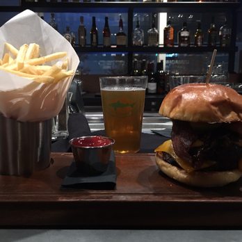 The Vig - The Double Bacon Cheeseburger with a 60minute Dogfish head IPA! - Sports Bars Near Me - Providence, Rhode Island The Vig - The Double Bacon Cheeseburger with a 60minute Dogfish head IPA! - Sports Bars Near Me - Providence, Rhode Island