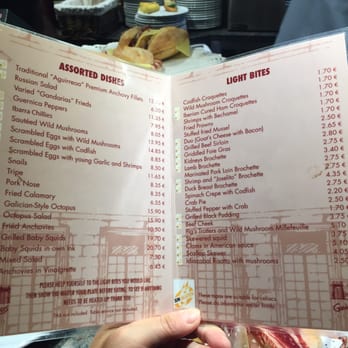 Gandarias - Menu to get freshly made food in addition to items that are out - Basque Near Me - Donostia / San Sebastián, SS Gandarias - Menu to get freshly made food in addition to items that are out - Basque Near Me - Donostia / San Sebastián, SS