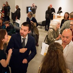 Our opening receptions are a fun party to see new art and connect with people.