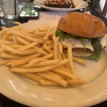 Marmalade Cafe - Malibu - Burger and fries. June 2026. Vegan patty. Bland. - Breakfast & Brunch Near Me - Malibu, California Marmalade Cafe - Malibu - Burger and fries. June 2026. Vegan patty. Bland. - Breakfast & Brunch Near Me - Malibu, California