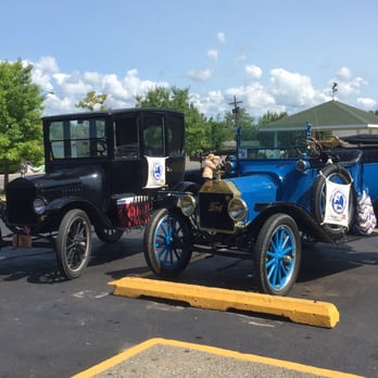 D B's Drive In - two antique cars parked in a parking lot - American Near Me - Weedsport, New York