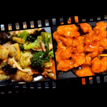 Chopstix Chinese Cuisine - Grilled Veggies with Chicken & Orange Chicken - Chinese Near Me - Springfield, Oregon