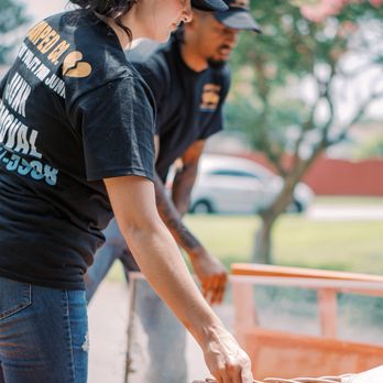 Dumped Co. - Business owners Trevor & Lexi working as a team to make sure the job is done right! - Junk Removal & Hauling Near Me Dumped Co. - Business owners Trevor & Lexi working as a team to make sure the job is done right! - Junk Removal & Hauling Near Me