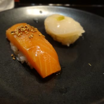 Sushi Sasabune - Salmon, scallop. - Sushi Bars Near Me - Honolulu, Hawaii Sushi Sasabune - Salmon, scallop. - Sushi Bars Near Me - Honolulu, Hawaii