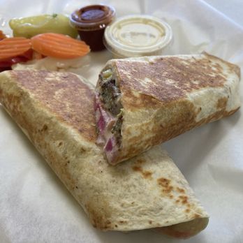 Yalla Eat - Falafel sandwich - yummy and huge for the price! - Middle Eastern Near Me - Plano, Texas