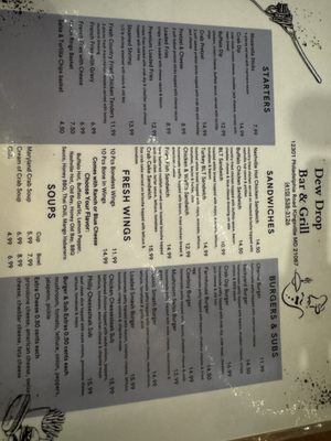 Menu photo 1 Dew Drop Bar & Grill Kingsville, MD Menu photo 1 Dew Drop Bar & Grill Kingsville, MD