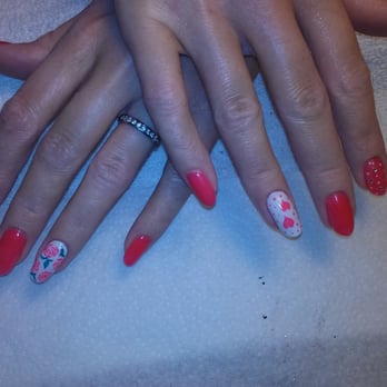 Laura's Nails - Valentine gel mani by Carol - Nail Salons Near Me - Santa Monica, California Laura's Nails - Valentine gel mani by Carol - Nail Salons Near Me - Santa Monica, California