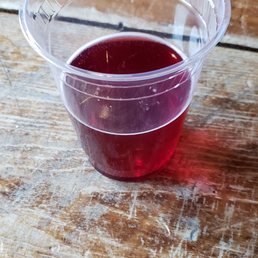 Not wine... glass half empty. Not wine... glass half empty.