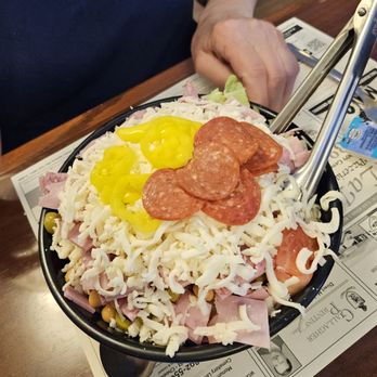 La Bella Sicilia - Giant antipasta salad - Pizza Near Me - Buffalo, New York