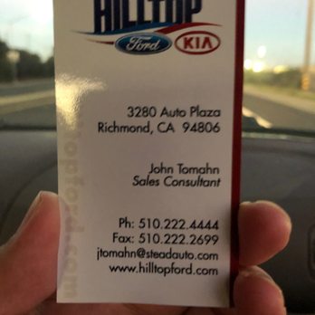 Hilltop Ford - A MAN WITH GREAT UNDERSTANDINGS! - Auto Repair Near Me - Richmond, California Hilltop Ford - A MAN WITH GREAT UNDERSTANDINGS! - Auto Repair Near Me - Richmond, California