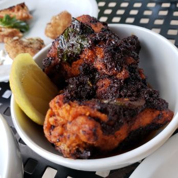 Coltivare - Chicken wings $9.50 - bad pic but were very tasty - Italian Near Me - Houston, Texas