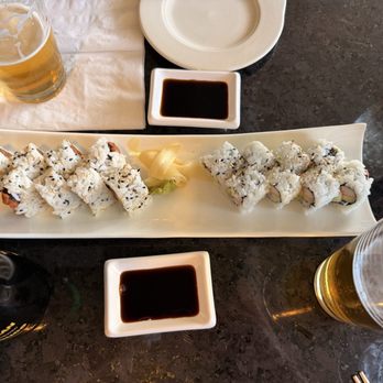 Sushi Lola's - Left: 20. Spicy Tuna Roll Right: 10. California Roll - Sushi Bars Near Me - Orlando, Florida Sushi Lola's - Left: 20. Spicy Tuna Roll Right: 10. California Roll - Sushi Bars Near Me - Orlando, Florida
