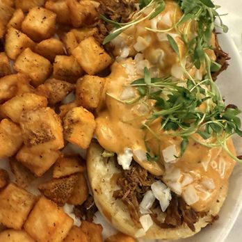 Cafe Americano Paris - Birria Benedict - Breakfast & Brunch Near Me - Las Vegas, Nevada