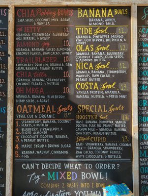 Menu photo 2 Playa Bowls Marlton, NJ