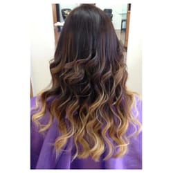 Le Hair Designs - I love my new hair colors!! went from a really dark brown to brown-blonde ombré
