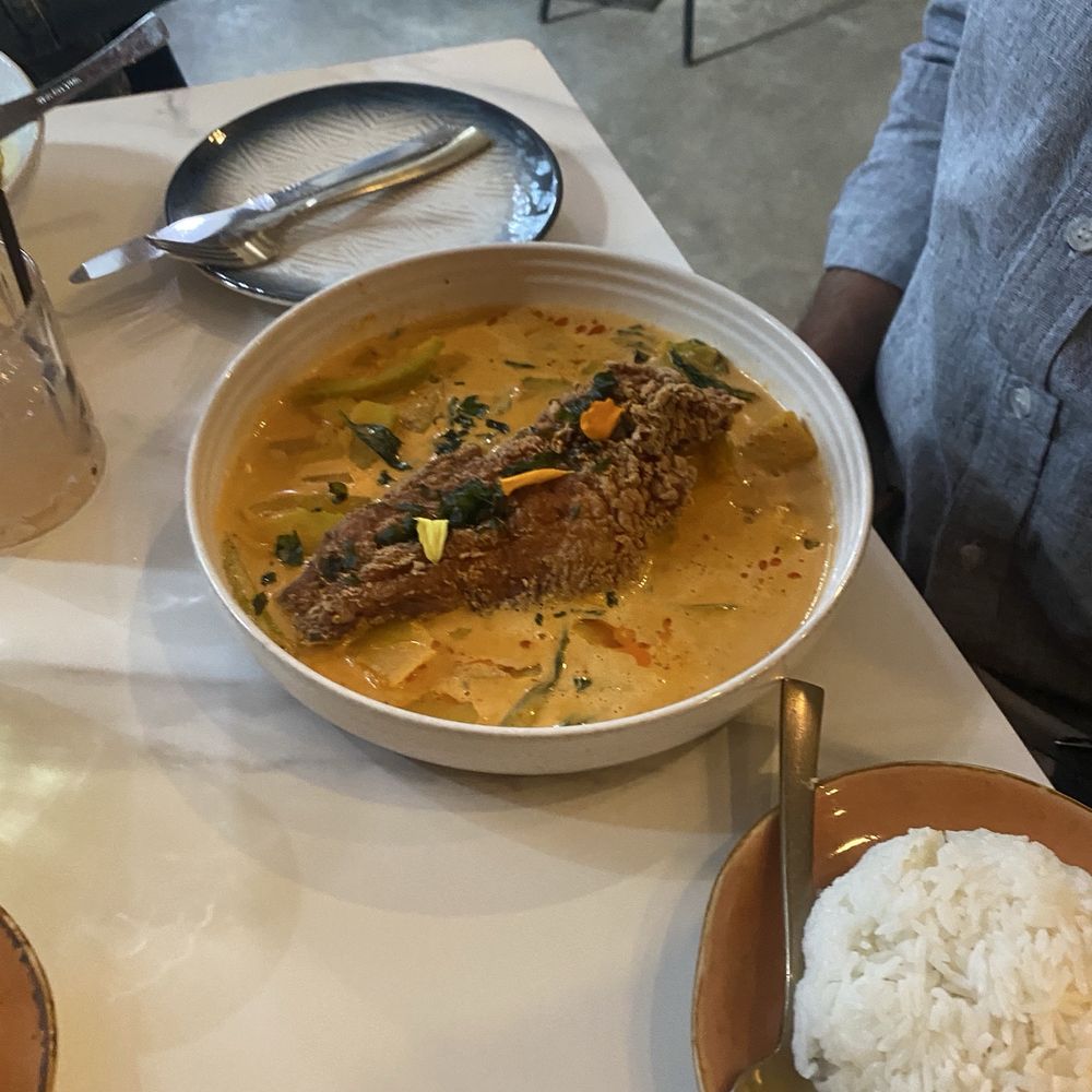 Thaihey Nola - Pumpkin Curry Fried Catfish GF - Thai Near Me - New Orleans, Louisiana