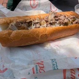Cheesesteak with everything Cheesesteak with everything