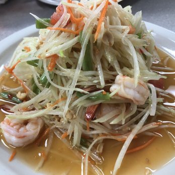 Thai Style Fast Food - Papaya salad $11.99 - Thai Near Me - Houston, Texas Thai Style Fast Food - Papaya salad $11.99 - Thai Near Me - Houston, Texas