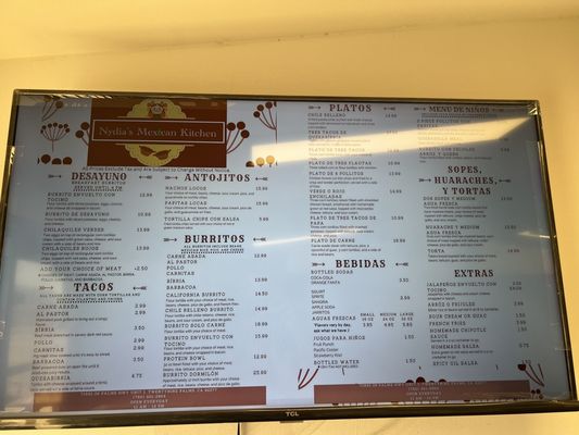 Menu photo 6 Nydias Mexican Kitchen Twentynine Palms, CA Menu photo 6 Nydias Mexican Kitchen Twentynine Palms, CA