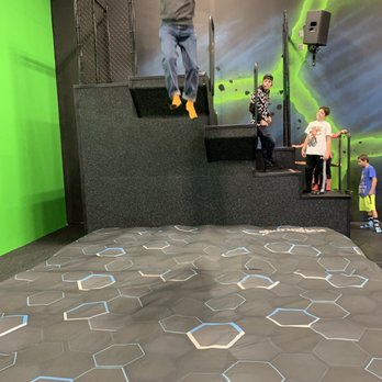 Sky Zone Trampoline Park - Grandpa reliving his much much younger days - Recreation Centers Near Me - Commerce Charter TWP, Michigan