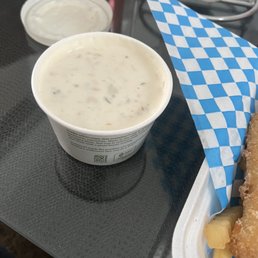 Clam chowder creamy! Clam chowder creamy!