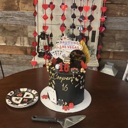 Poker Themed birthday cake!