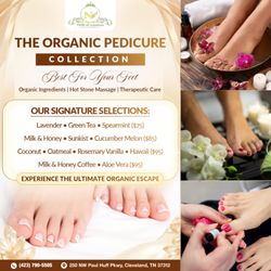 Nails Of America - STEP INTO SERENITYWITH ORGANIC EXCELLENCE AT NAILS OF AMERICA!
Elevate your self-care routine with our curated Organic Pedicure c