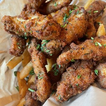Rosine's Restaurant - Calamari Strips and Chips - American Near Me - Monterey, California Rosine's Restaurant - Calamari Strips and Chips - American Near Me - Monterey, California