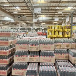 Costco Business Center - So many bottled drinks available at the Costco business center.