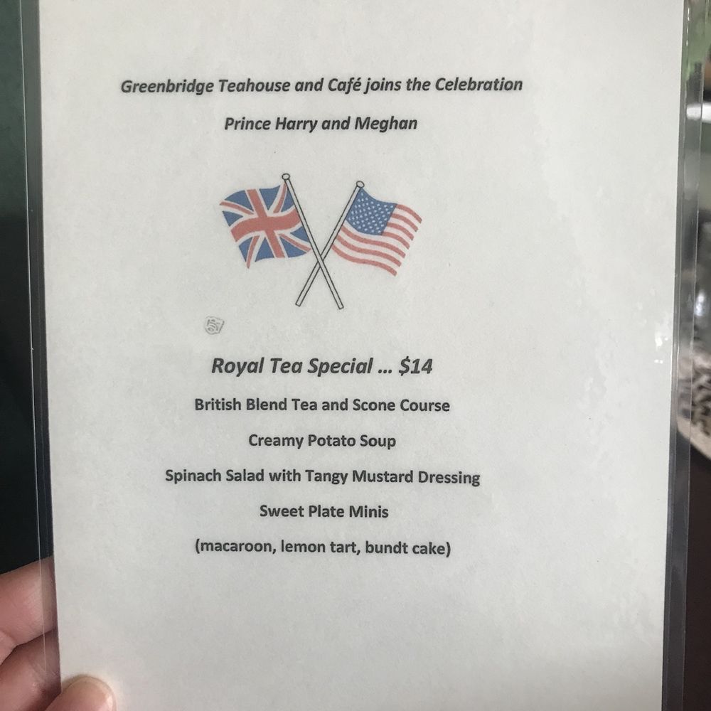 Greenbridge Teahouse - So creative! Great menu! Very filling brunch - Coffee & Tea Near Me - Twinsburg, Ohio Greenbridge Teahouse - So creative! Great menu! Very filling brunch - Coffee & Tea Near Me - Twinsburg, Ohio