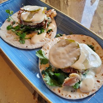 MIA Kitchen & Bar - My softshell crab tacos. So good! - New American Near Me - Delray Beach, Florida