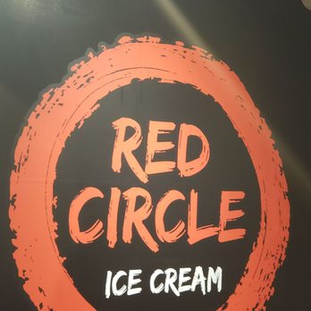 Red Circle Ice Cream - Just some wall art for business - Desserts Near Me - Houston, Texas Red Circle Ice Cream - Just some wall art for business - Desserts Near Me - Houston, Texas