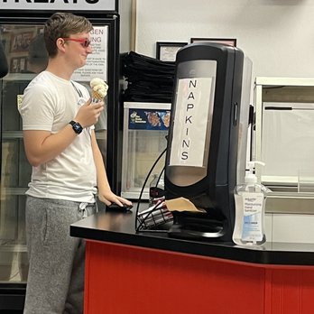 Cullens Ice Cream - Me waiting to pay - Ice Cream & Frozen Yogurt Near Me - Champlin, Minnesota