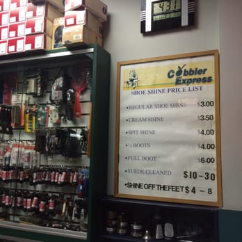 Cobbler Express - Price list. - Shoe Repair Near Me - New York, New York Cobbler Express - Price list. - Shoe Repair Near Me - New York, New York
