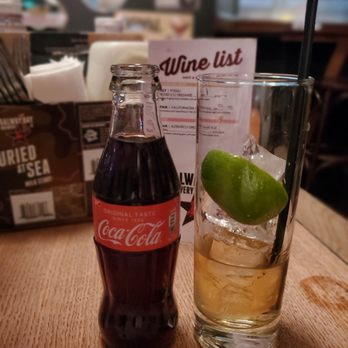 The Brew Dock - This is how they serve whiskey and coke. Good stuff - Pubs Near Me - Dublin, D