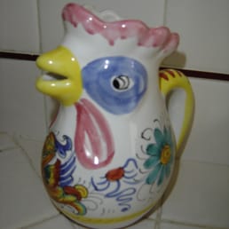 Italian Chicken Pitcher purchased from Richmond Goodwill 09/25/11 Italian Chicken Pitcher purchased from Richmond Goodwill 09/25/11
