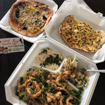 Siraj - Chicken shawarma and pizza manakish - Bakeries Near Me - Lansing, Michigan