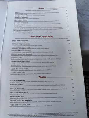 Menu photo 2 North Italia Franklin, TN