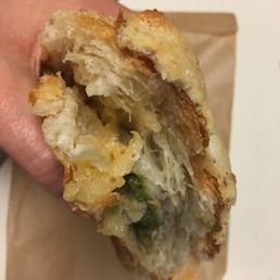 Matcha almond croissant Matcha almond croissant