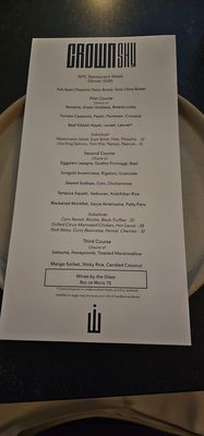 Menu photo 1 Crown Shy New York, NY Menu photo 1 Crown Shy New York, NY