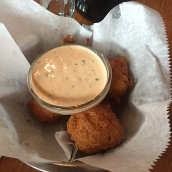 Right Proper Brewing Company - Sweet corn hush puppies (on special). $7. Very yummy! - American Near Me - Washington, DC, District of Columbia Right Proper Brewing Company - Sweet corn hush puppies (on special). $7. Very yummy! - American Near Me - Washington, DC, District of Columbia