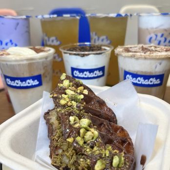 ChaChaCha - Dubai chocolate croffle - Desserts Near Me - Fremont, California ChaChaCha - Dubai chocolate croffle - Desserts Near Me - Fremont, California