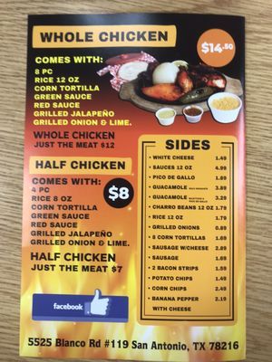 Menu photo 8 Pollos Asados Don Jose San Antonio, TX Menu photo 8 Pollos Asados Don Jose San Antonio, TX
