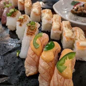 Kaka All You Can Eat - Their delicious, variety of torched and pressed sushi - Japanese Near Me - Markham, Ontario Kaka All You Can Eat - Their delicious, variety of torched and pressed sushi - Japanese Near Me - Markham, Ontario
