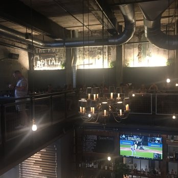 Lucille - Upstairs dining area that looks down to the bar - Pizza Near Me - Madison, Wisconsin Lucille - Upstairs dining area that looks down to the bar - Pizza Near Me - Madison, Wisconsin